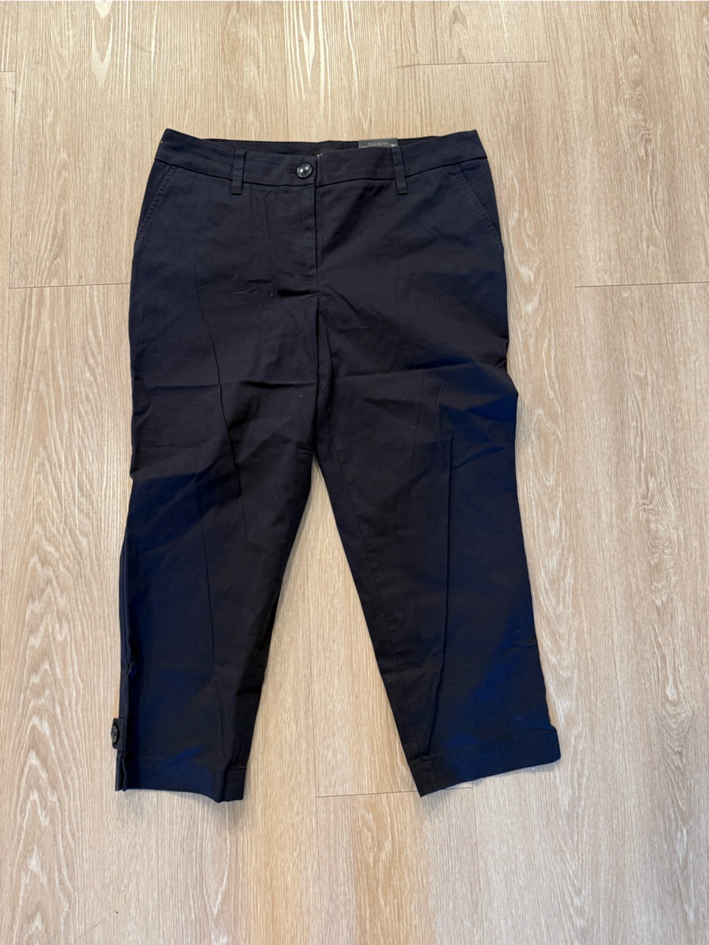 Talbots Navy Crop Pants